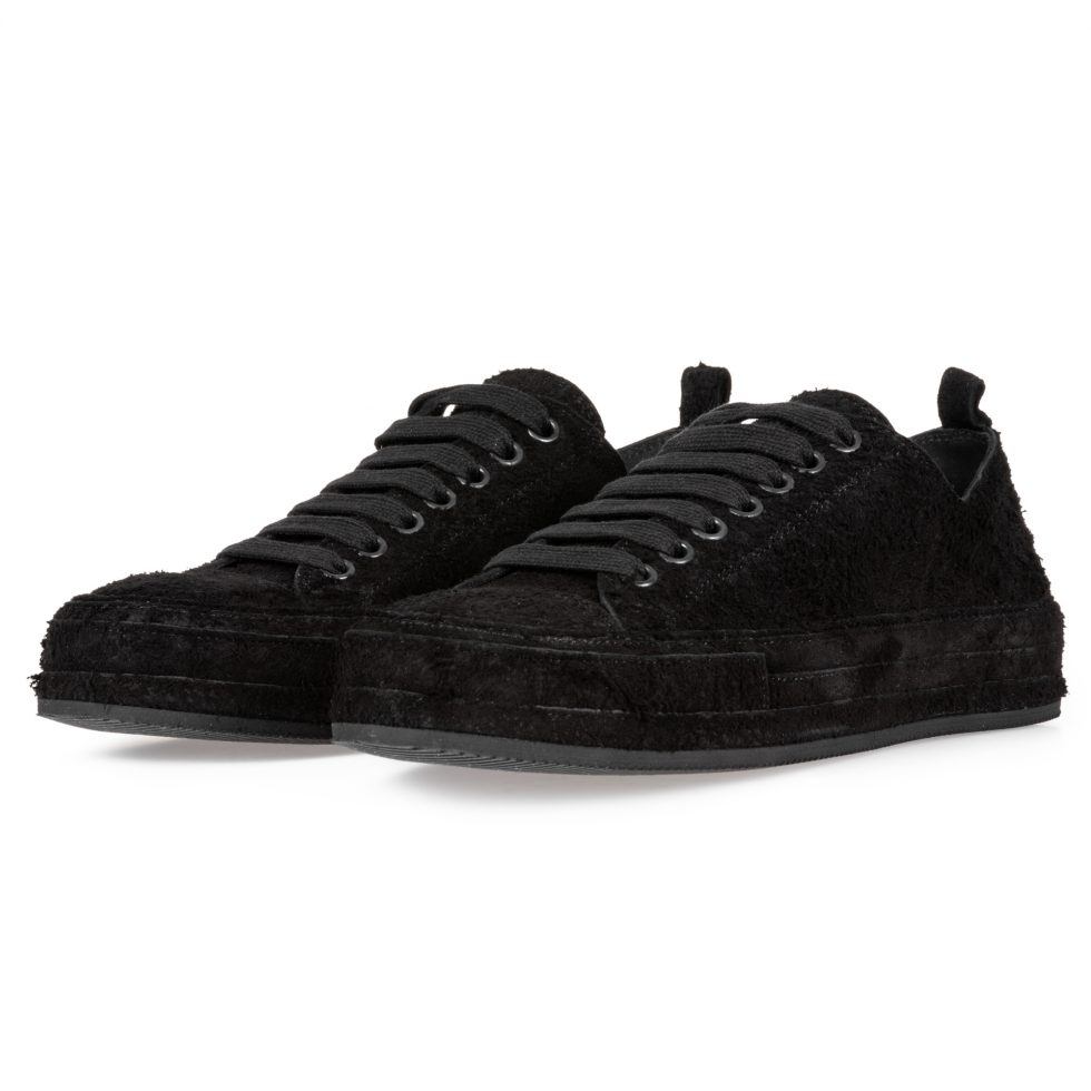 BLACK SUEDE LEATHER SNEAKERS | wolfensson