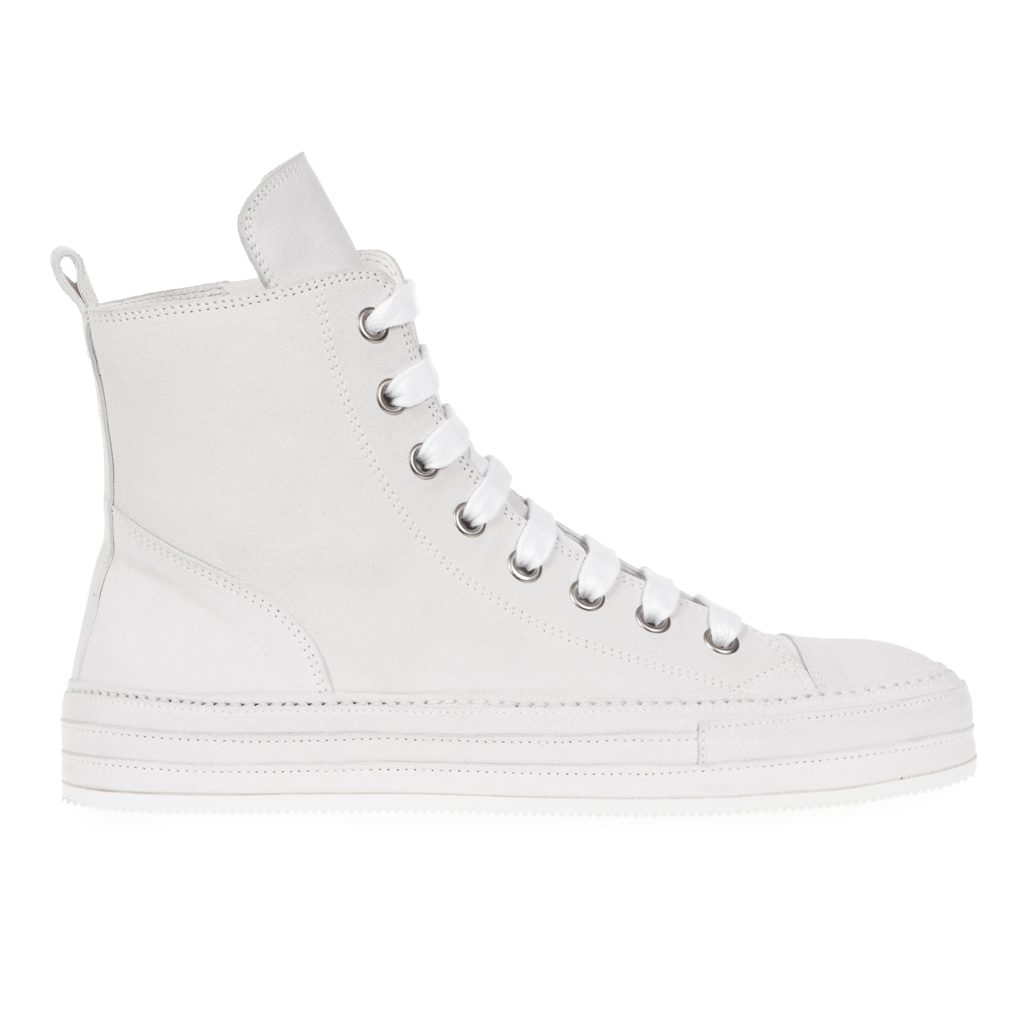 OFF WHITE LEATHER HIGH TOP SNEAKERS|wolfensson