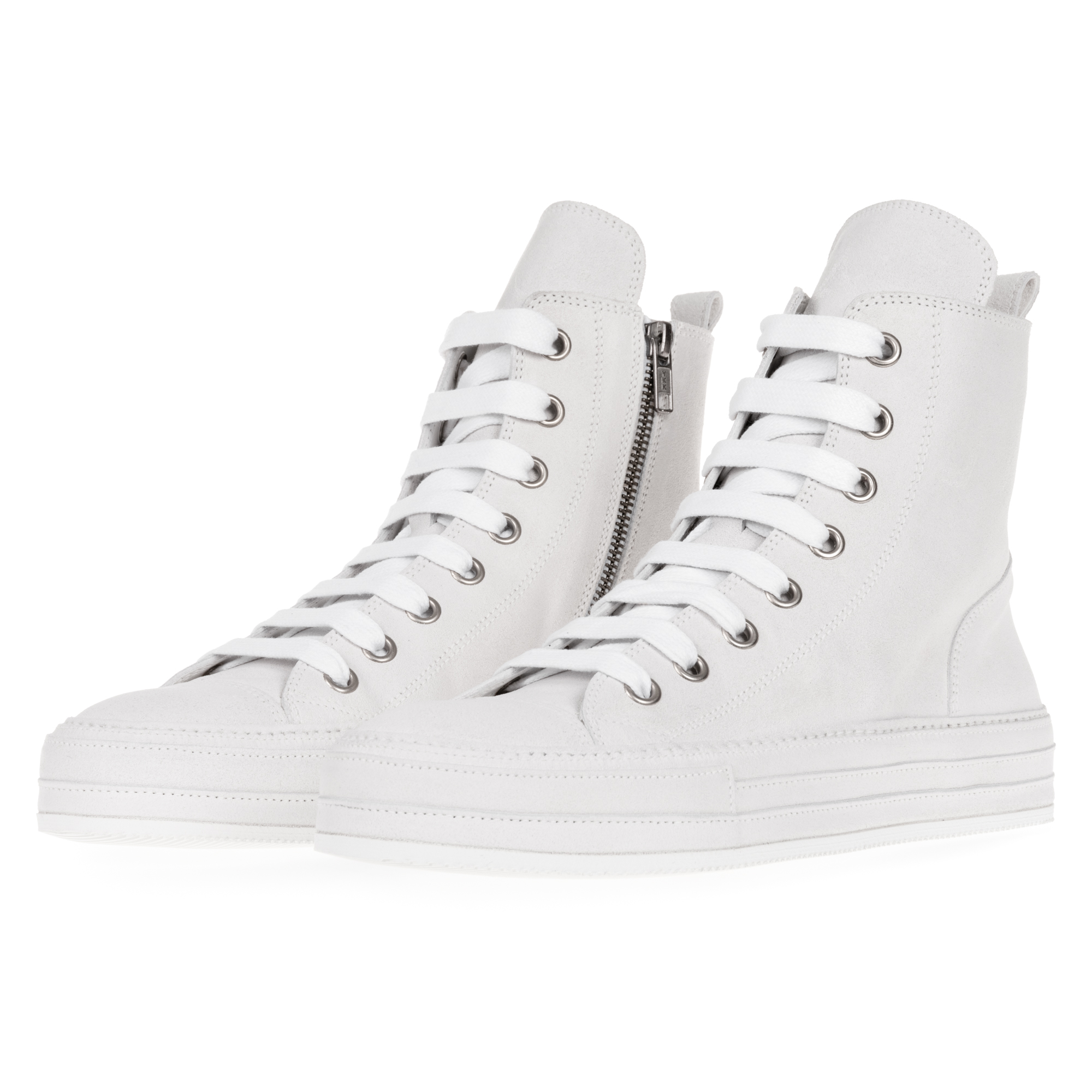 Ambient liste Afslut OFF WHITE LEATHER HIGH TOP SNEAKERS|wolfensson