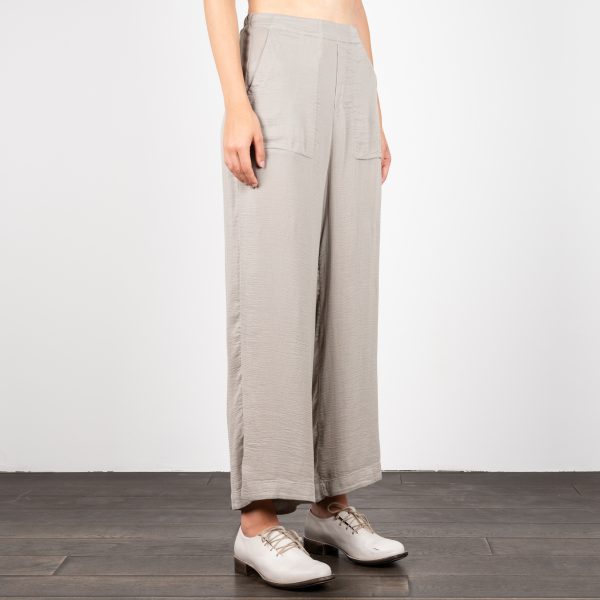 TAUPE WIDE LEG PANTS | wolfensson