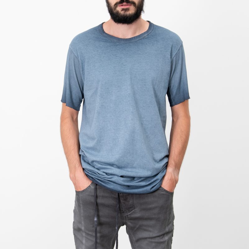FADED SYNTH BLUE T-SHIRT|wolfensson