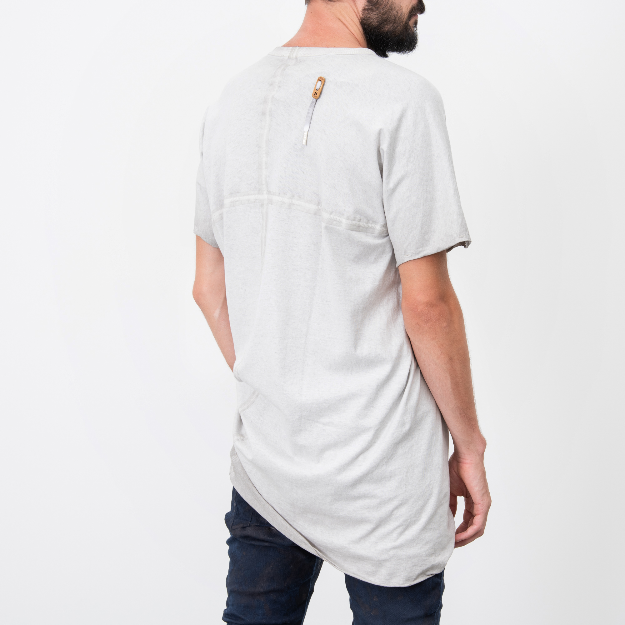 FADED LIGHT GREY ONE PIECE T-SHIRT|wolfensson
