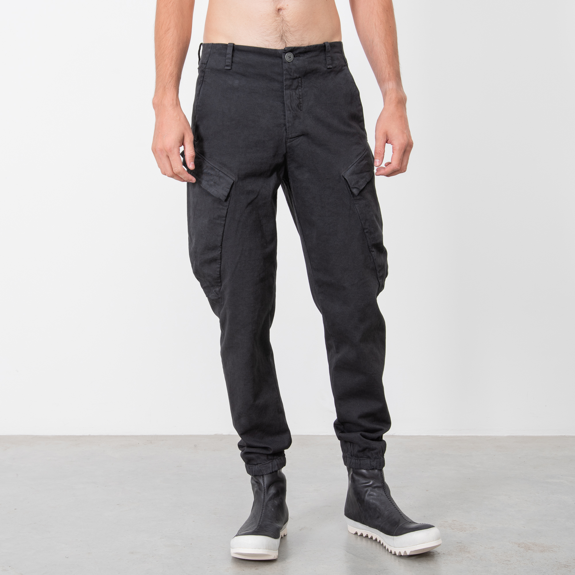 CHARCOAL CARGO PANTS|wolfensson