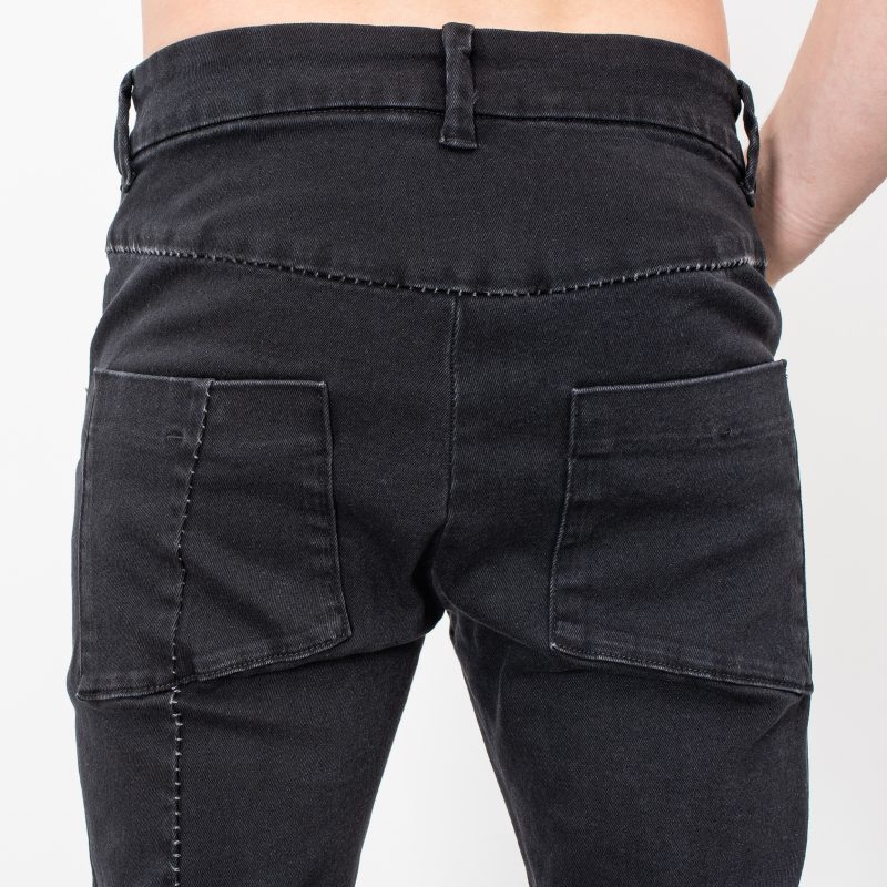 BLACK TIGHT FIT JEANS|wolfensson