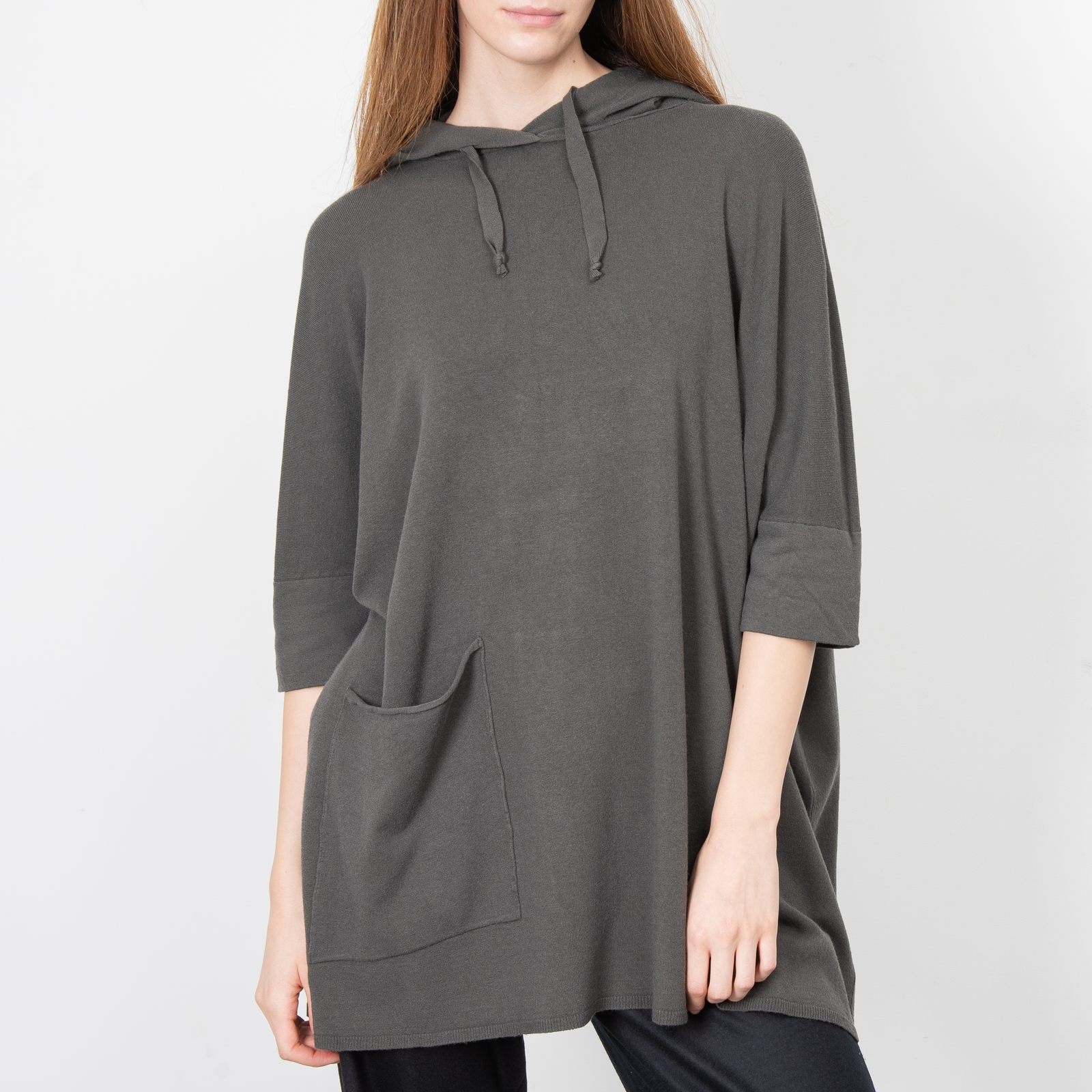 MUD OVERSIZED HOODED PULLOVER|wolfensson