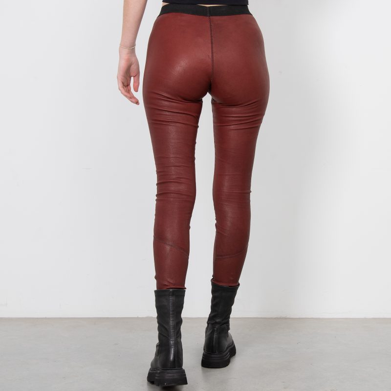 DARK RED INSOUMISE LEATHER PANTS|wolfensson